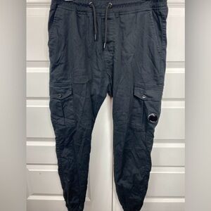 CP Company Chrome Cargo Pants Trousers Cargos Black 7003 Large LG